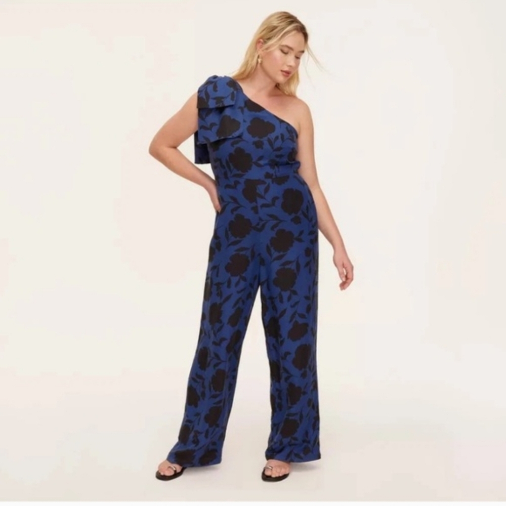 Kate Spade x Target Linen Blend Jumpsuit Sz 14 NWT